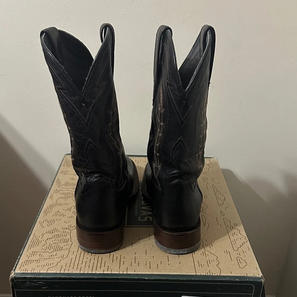 Tecovas Classic Black Cowboy Boots - Picture 6 of 6